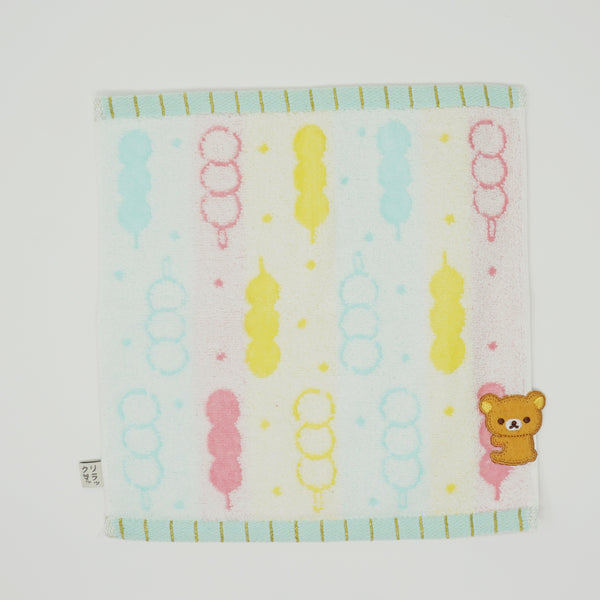 2016 Pastel Blue Mini Dango Pattern Towel - Teahouse Theme - Rilakkuma