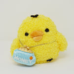 2007 Medium Fuzzy Kiiroitori with Money Pouch - Happy Rilakkuma Theme