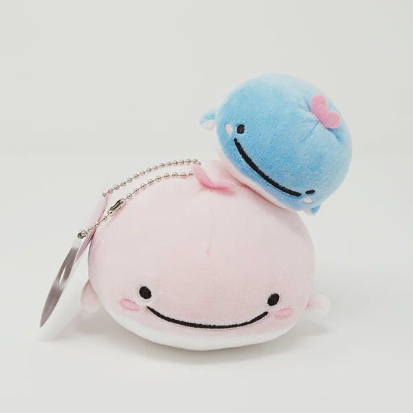 Soft Plush Stacked Keychain - Lost Baby Whale Theme - Jinbesan
