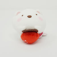 2018 Shirokuma Strawberry Daifuku Super Mochi Plush - Daifuku Sakura Series Sumikkogurashi