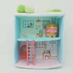 2015 Two Stories with Roof Garden & Tonkatsu Plush Playset - Sumikkogurashi Collection