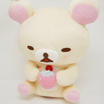 2017 Korilakkuma with Strawberry XL Prize Toy Plush - Korilakkuma's Fluffy Cute Dream