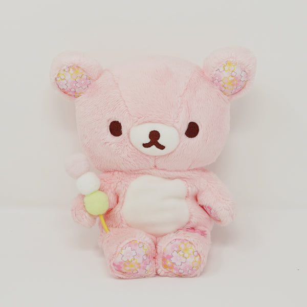 (No Tag) 2017 Sakura Rilakkuma with Dango Plush - San-X