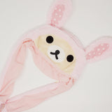 Pink Rilakkuma Bunny Hat with Moving Ears  - Rilakkuma Prize Goods