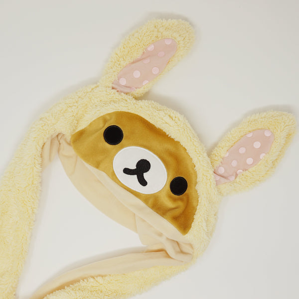 Yellow Rilakkuma Bunny Hat with Moving Ears  - Rilakkuma Prize Goods