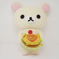 2012 Korilakkuma with Hamburger XL Plush - Rilakkuma Happy Picnic
