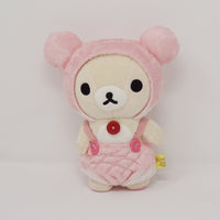 2017 Korilakkuma with Strawberry Melon Pan Outfit Plush - Rilakkuma Bakery Theme