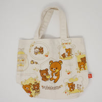 2017 Chairoikoguma Mini Tote Bag - Harvest Festival in the Honey Forest Theme - Rilakkuma