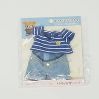 Striped Tee and Jeans Plush Outfit - Always Together Rilakkuma