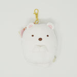 2016 Shirokuma Plush Pass Case with Reel - Sumikkogurashi