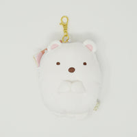 2016 Shirokuma Plush Pass Case with Reel - Sumikkogurashi