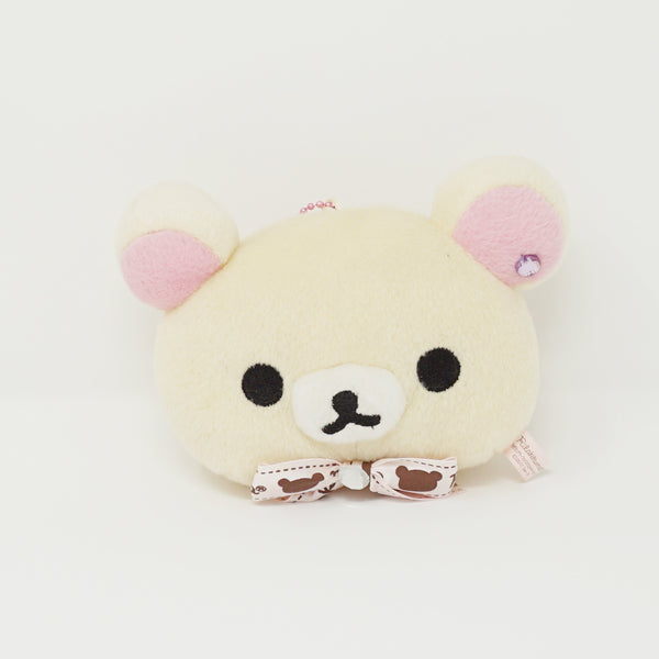 2011 Korilakkuma Face Plush Keychain - Rilakkuma Luxury Theme