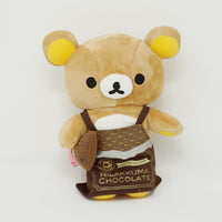 (No Tags) 2011 Rilakkuma with Chocolate Apron Plush - Store Limited Chocolate & Coffee Theme - San-X