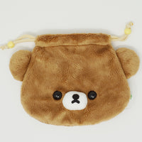 2016 Chairoikoguma Drawstring Pouch - Gloves Gift Theme Rilakkuma