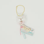 2018 Shirokuma and Ribbon Plush Keychain - Shirokuma's Handmade Plush Theme - Sumikkogurashi