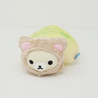 2015 Korilakkuma Cat in Melon Pan Plush - Lawson Limited Relaxing Cat Theme Rilakkuma