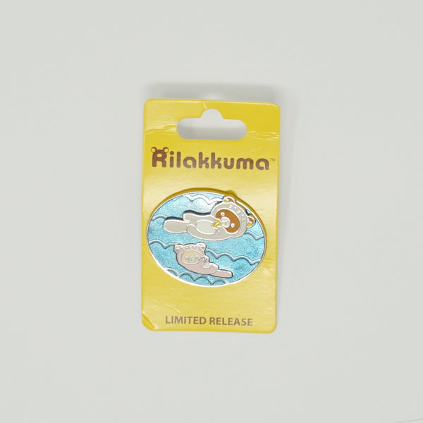 Rilakkuma Otter Swimming Limited Edition Pin - Limited Edition