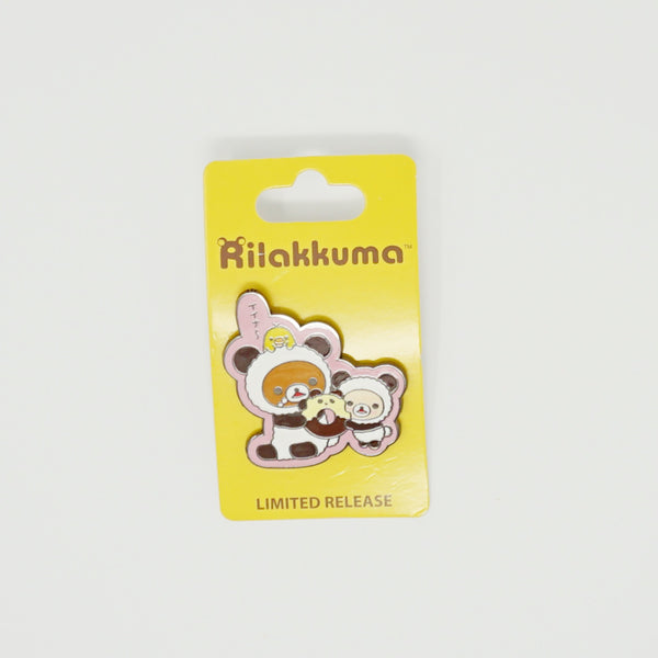 Rilakkuma Panda with Doughnut Limited Edition Pin - Limited Edition