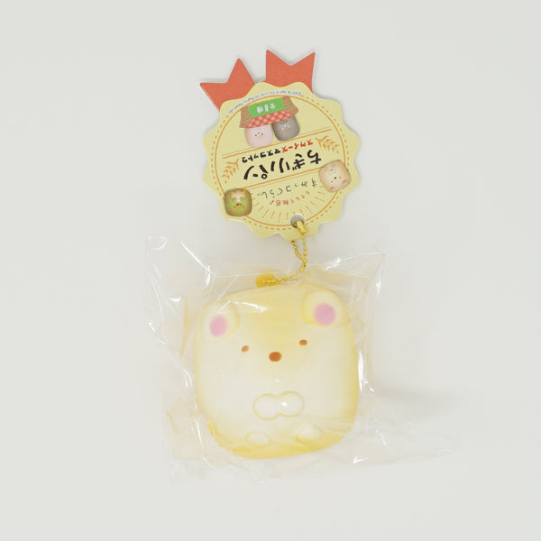 Shirokuma Bread Roll Squishy Keychain - Sumikkogurashi