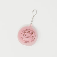 Pink Round Bun Squeeze Cream Bread Keychain - Sumikkogurashi