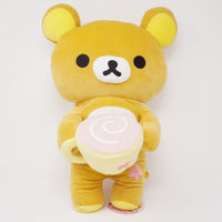 2013 Sakura Latte Rilakkuma XL Prize Plush - Cherry Blossom Rilakkuma