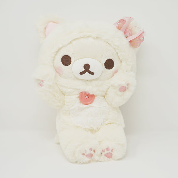 2019 White Cat Korilakkuma (M) Plush - In the Mirror Korilakkuma Theme - Rilakkuma