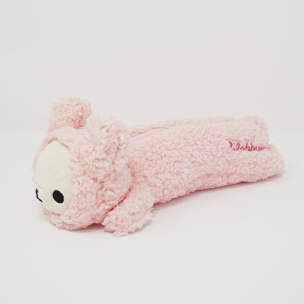 Rilakkuma Pencil Case: Pink/I Love Gyu