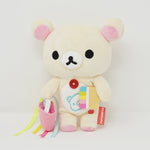 2010 Korilakkuma with Rainbow Paint Bucket 7th Anniversary Plush - Happy Rainbow Theme Rilakkuma Store Limited