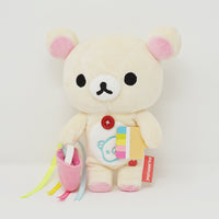 2010 Korilakkuma with Rainbow Paint Bucket 7th Anniversary Plush - Happy Rainbow Theme Rilakkuma Store Limited