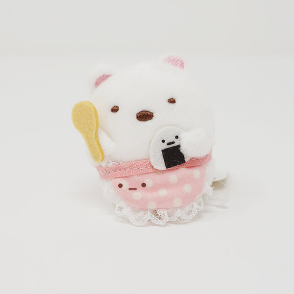 2018 Shirokuma with Onigiri Tenori Plush - Sumikkogurashi Market