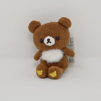 2018 Chairoikoguma Fuzzy Plush Keychain - Always with Rilakkuma - San-X