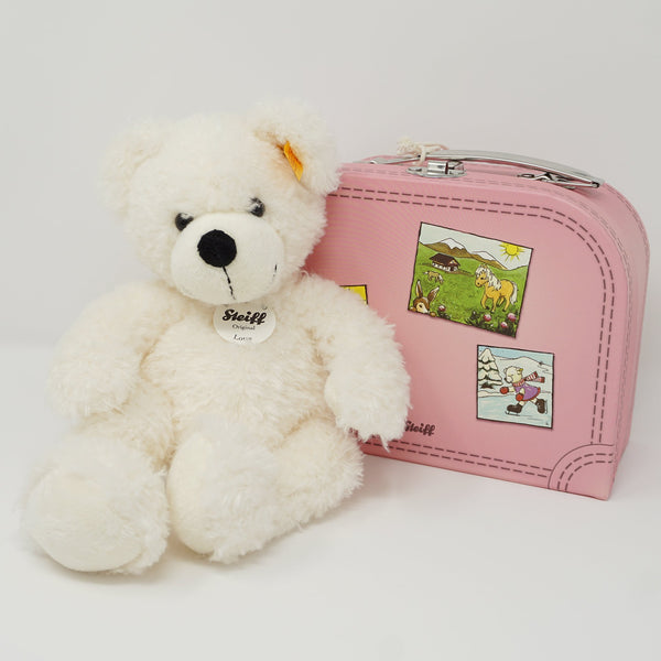 Lotte Teddy Bear Pink Suitcase Set Plush - Steiff