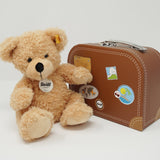 Fynn Teddy Bear Brown Suitcase Set Plush - Steiff