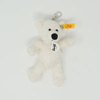 Lotte White Teddy Bear Keychain Plush - Steiff