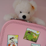Lotte Teddy Bear Pink Suitcase Set Plush - Steiff