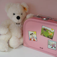 Lotte Teddy Bear Pink Suitcase Set Plush - Steiff