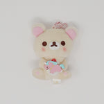 2017 Blushing Korilakkuma with Unicorn Prize Plush Keychain - Rilakkuma Bunny