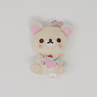 2017 Blushing Korilakkuma with Unicorn Prize Plush Keychain - Rilakkuma Bunny