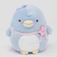 2019 Real Penguin with Lavendar Bow Plush - Sumikkogurashi Pajama Party