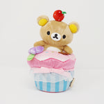 2009 Rilakkuma and Cupcake Plush Set - Sweets Theme Rilakkuma - San-X