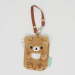 2017 Chairoikoguma Plush Pass Case -  Rilakkuma