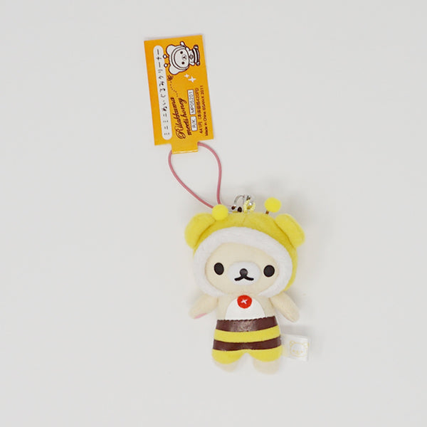 Korilakkuma Bee Costume Plush Keychain - Rilakkuma Honey and Smile Series