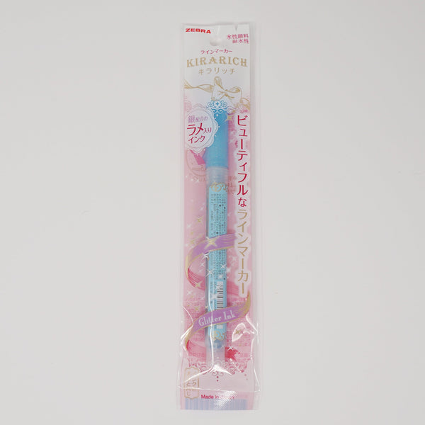 Glitter Highlighter (Blue) KIRARICH - Zebra