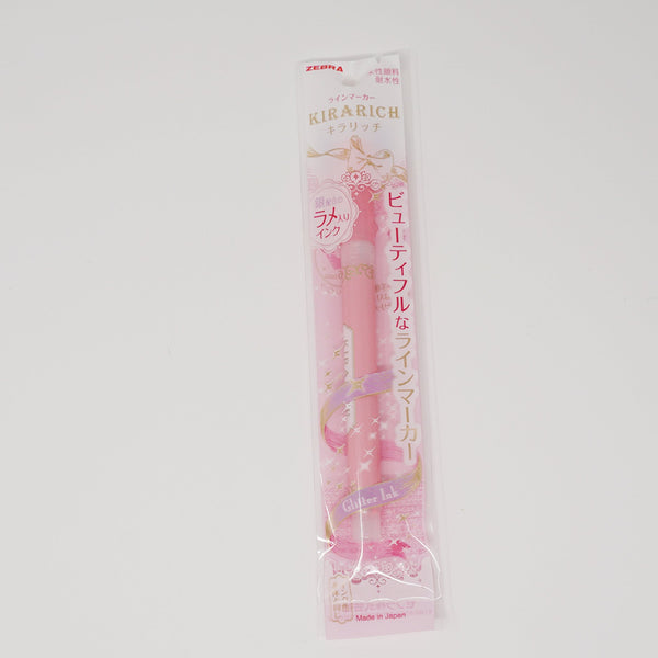 Glitter Highlighter (Pink) KIRARICH - Zebra