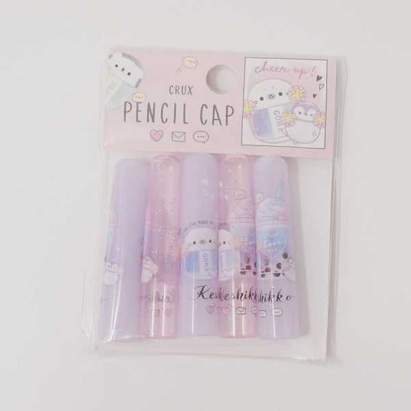 Keshikko Study Pencil Cap Set Pastel - Krux Stationery