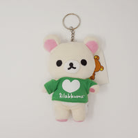 Green T-Shirt Korilakkuma Plush Keychain