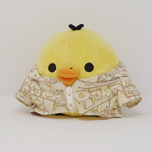 Kiiroitori Beige Zipper Jacket Plush - Rilakkuma