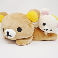 Limited Rilakkuma, Korilakkuma, and Kiiroitori Lying Plush Set - Always Rilakkuma