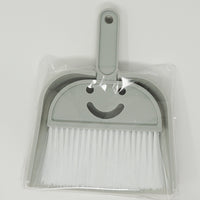 Grey Smiling Mini Dustpan  - Daiso