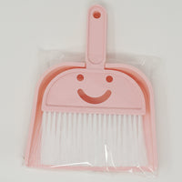 Pink Smiling Mini Dustpan  - Daiso
